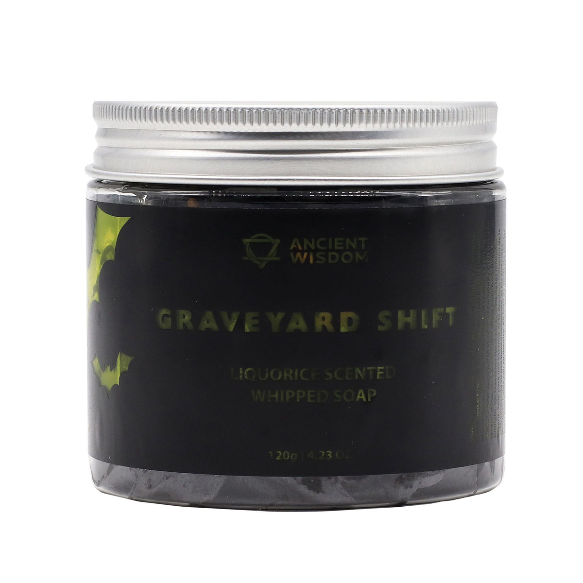 Graveyard Shift Schlagseife 120g – vegane Whipped Soap mit dunklem, rauchigem Duft
