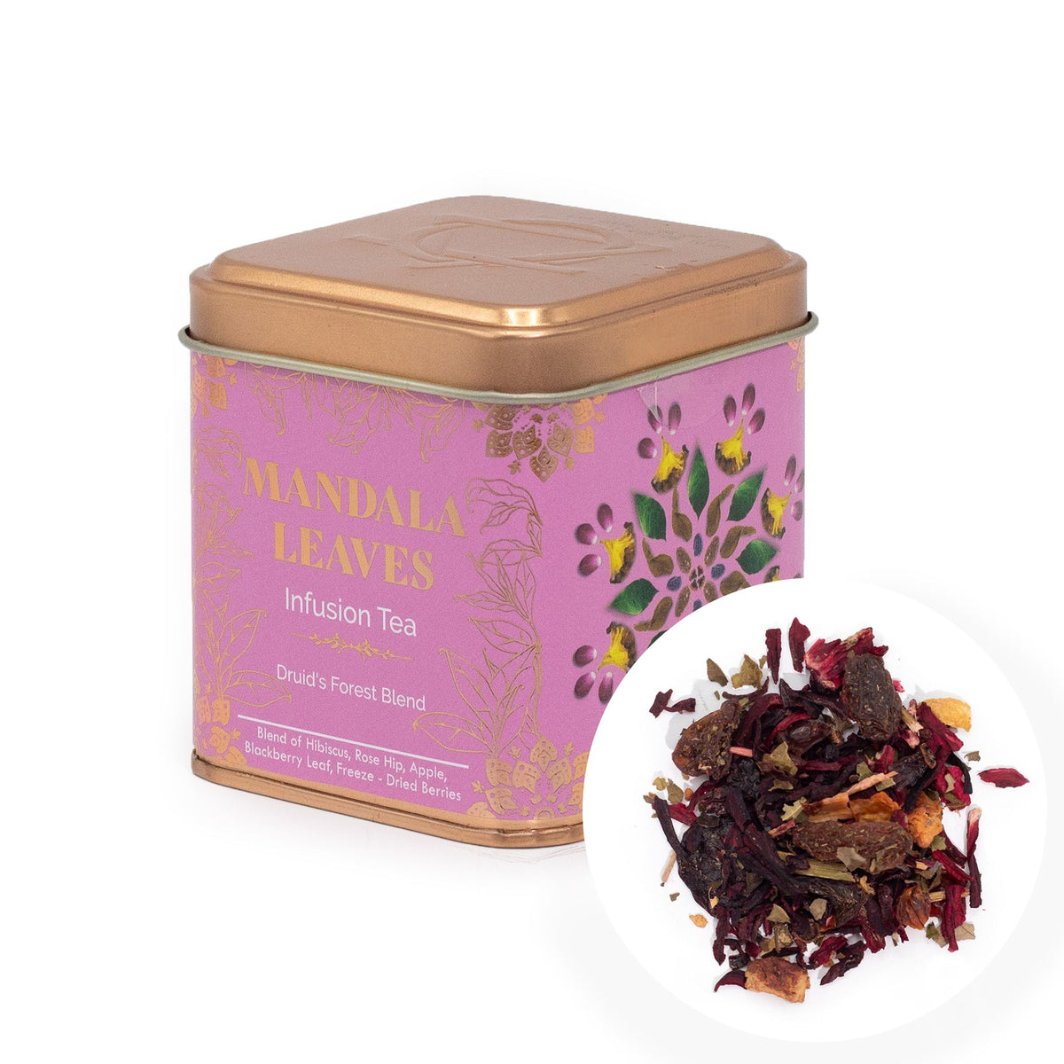 50g Früchtetee – Beeren, Hibiskus & Apfel | Druid's Forest Blend (Dose)
