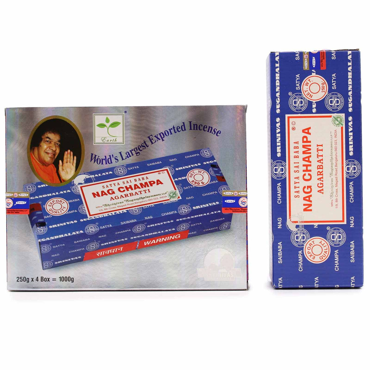 Satya Nagchampa Räucherstäbchen – 250g XXL-Packung