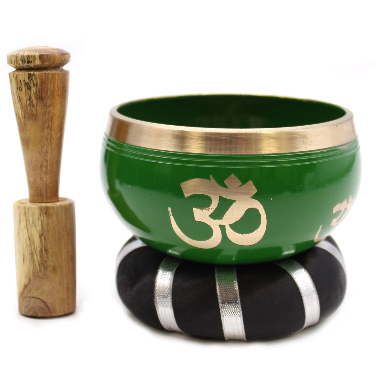 Tibetische Klangschalen-Set Lebensbaum – Grün 10,7cm