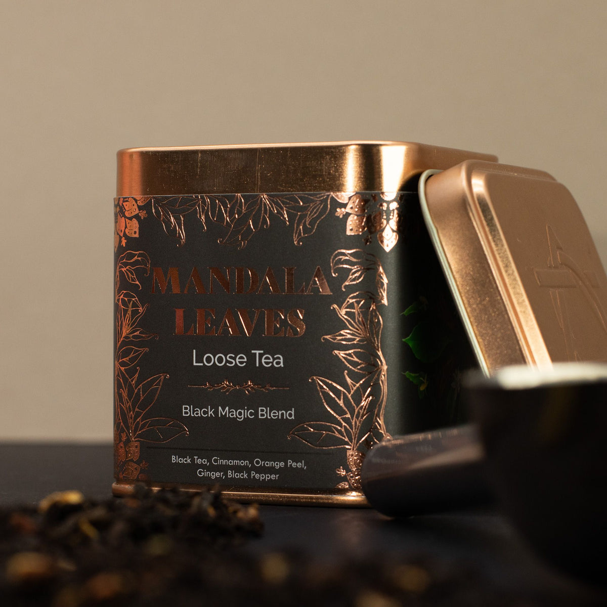 50g Schwarztee – Zimt, Ingwer & Gewürze | Black Magic Blend (Dose)