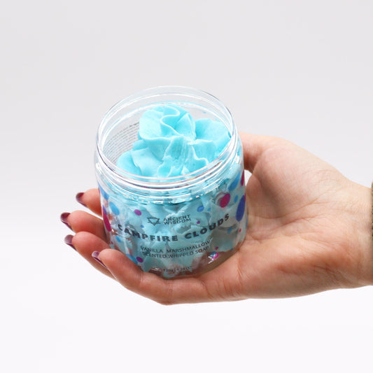 Marshmallow Schlagseife 120g – vegane Whipped Soap mit süßem Marshmallow-Duft