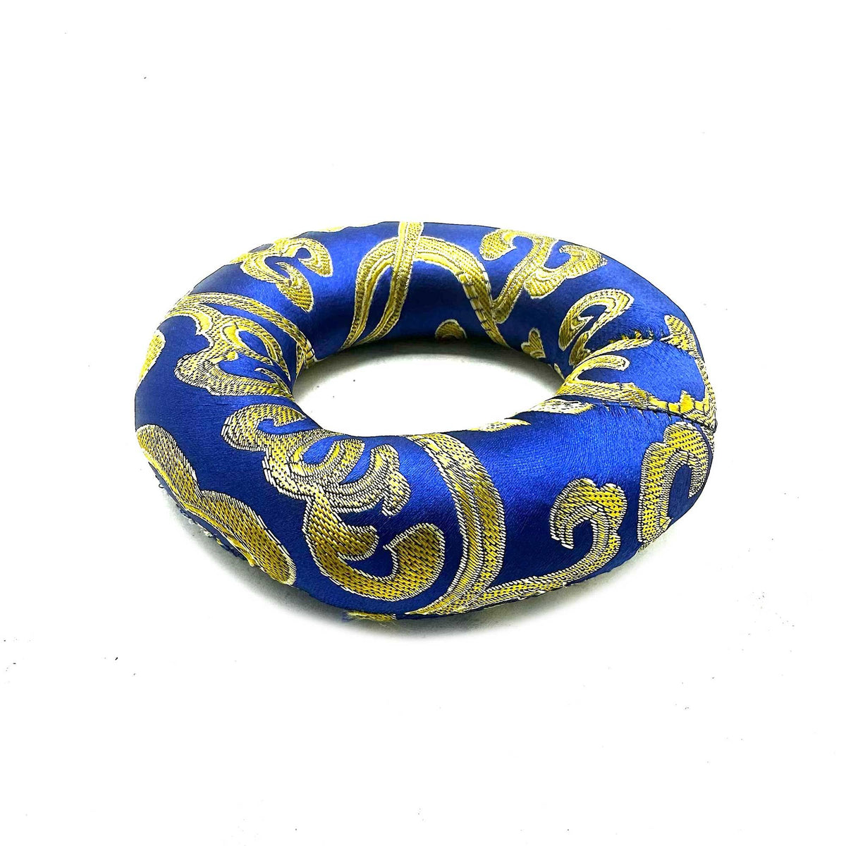 Klangschalen-Ring-Kissen 10cm – Blau (für 12-14cm Klangschalen)