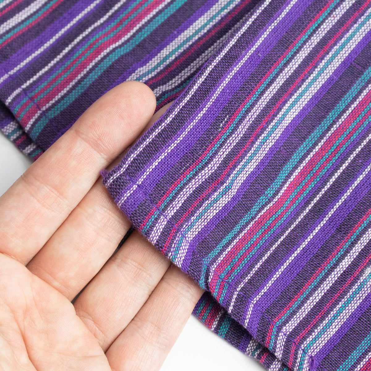 Nomad Sari Grandad Shirt – Black Purple – Größe XL