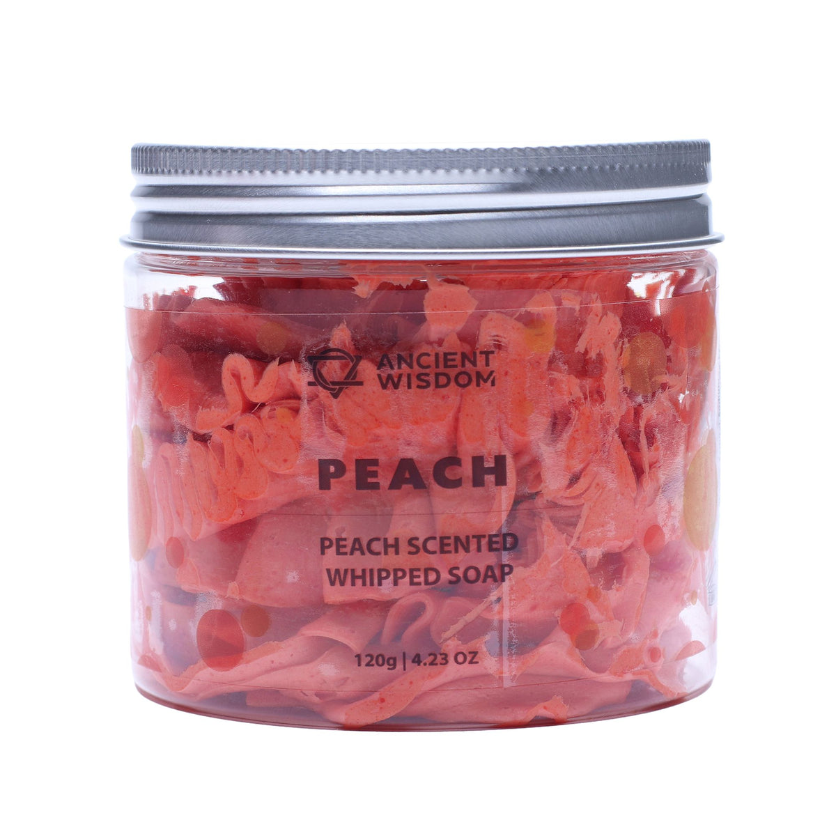 Peach Schlagseife 120g – vegane Whipped Soap mit zartem Pfirsich-Duft