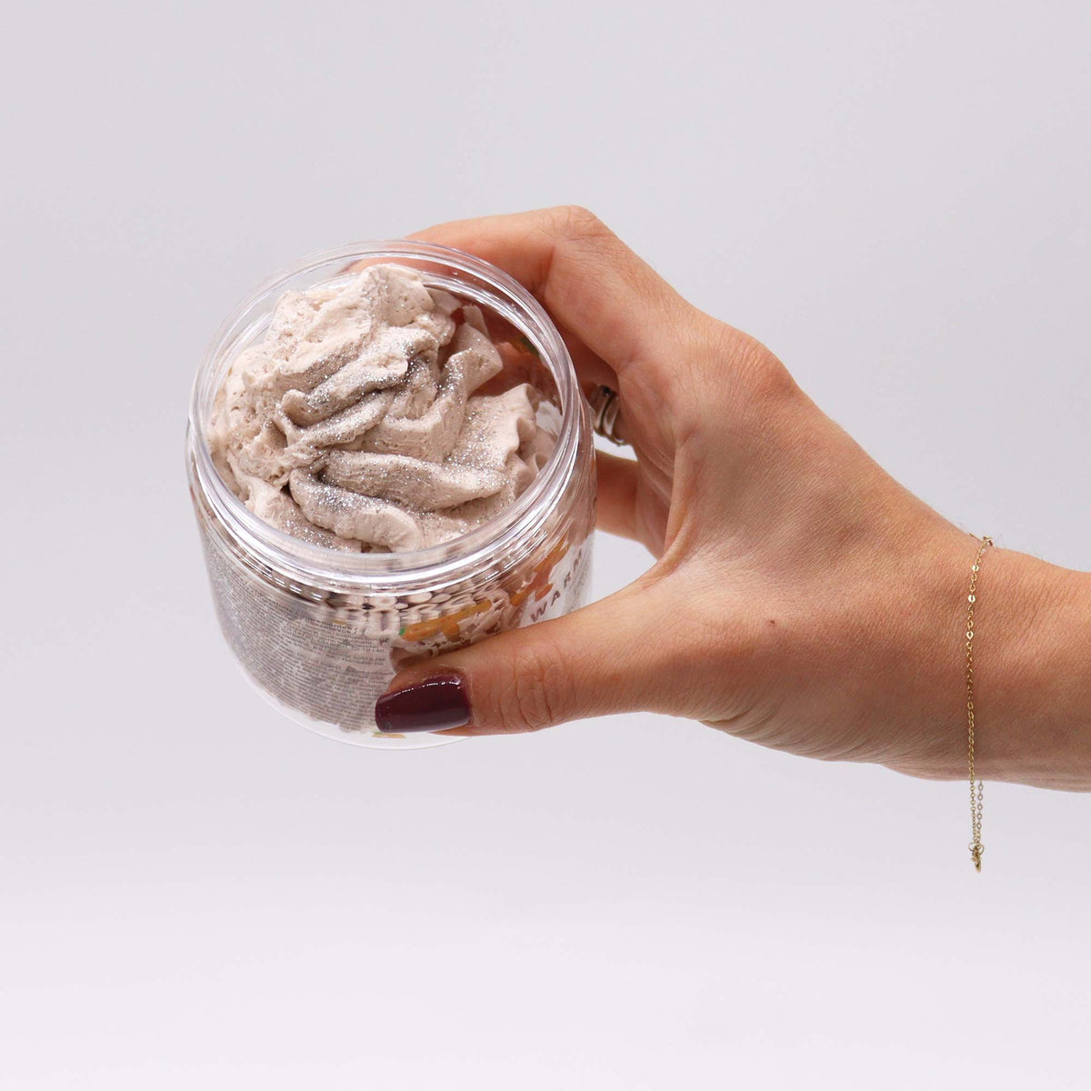 Warm Gingerbread Schlagseife 120g – vegane Whipped Soap mit warmem Lebkuchen-Duft