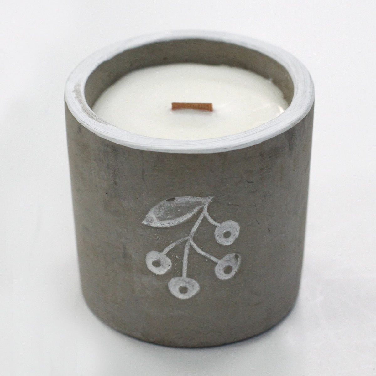 Med Concrete Soy Candle – Juniper & Sweet Gin | Sojakerze im Betonbehälter