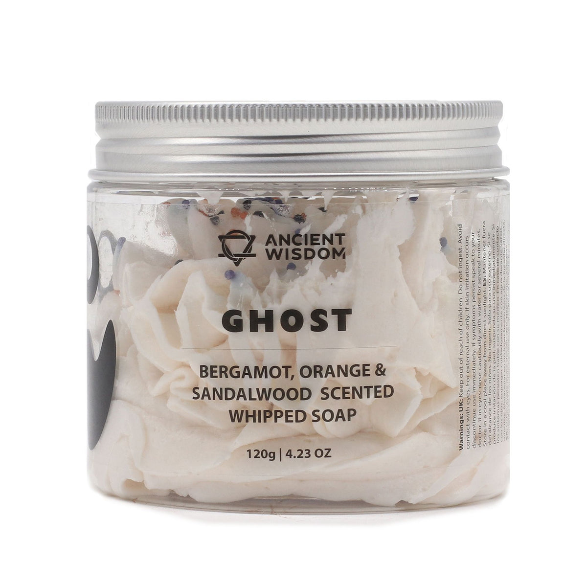 Ghost Schlagseife 120g – vegane Whipped Soap mit elegantem Parfum-Duft