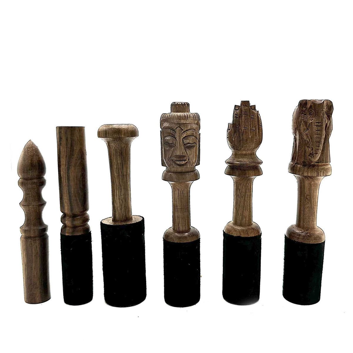 Klangschalen-Schlegel 12cm – Geformter Griff (ohne Leder)