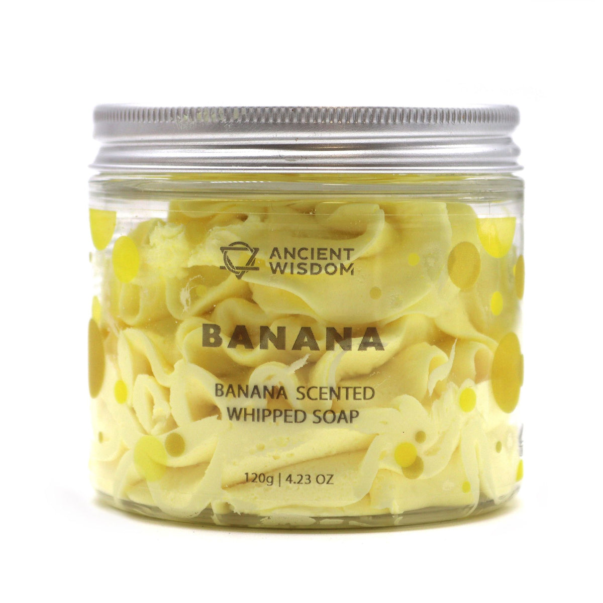 Banana Schlagseife 120g – vegane Whipped Soap mit süßem Bananen-Duft