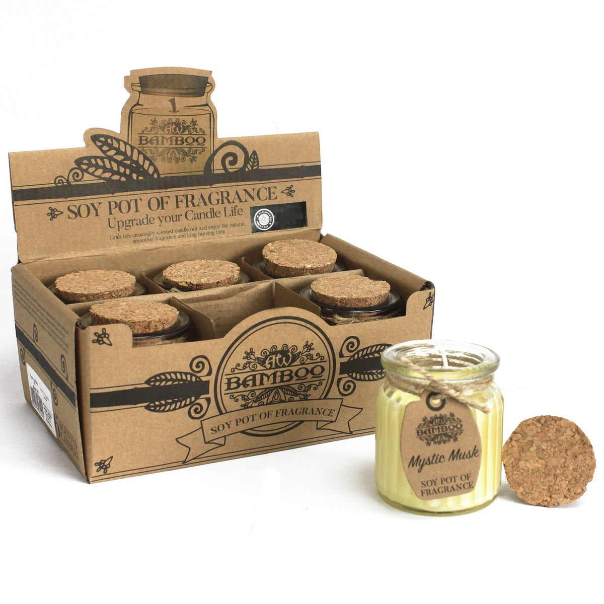 Sojakerze im Glas – Mystischer Moschus | Soy Pot of Fragrance
