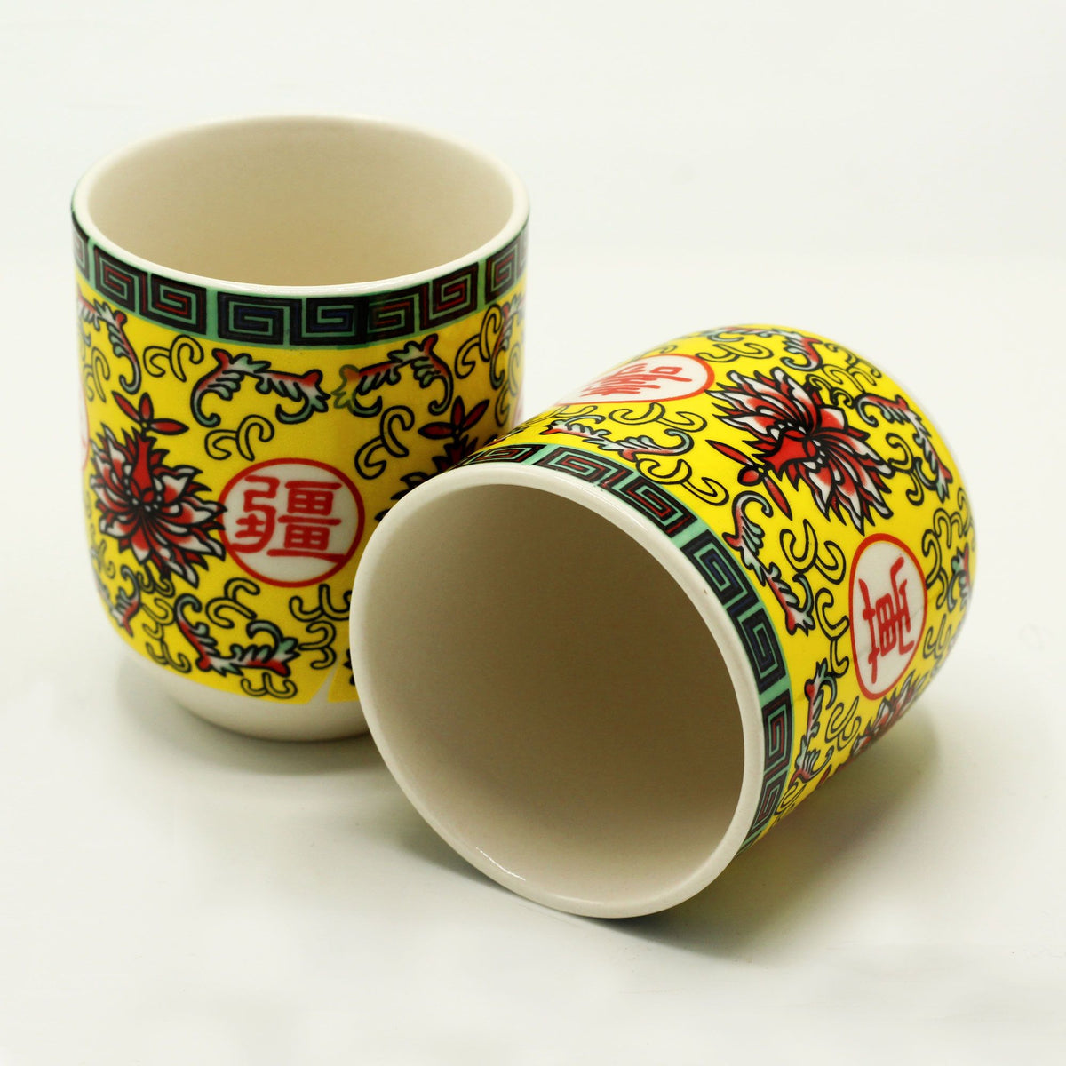 Kräutertee Tassen 6er-Set – Langes Leben Orientalisch
