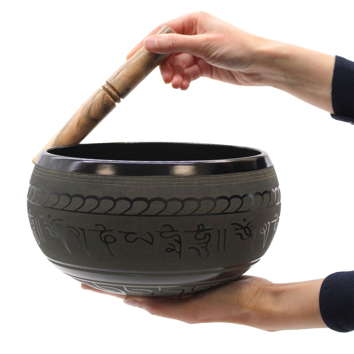 Extra Laute Tibetische Klangschale – Ein Buddha