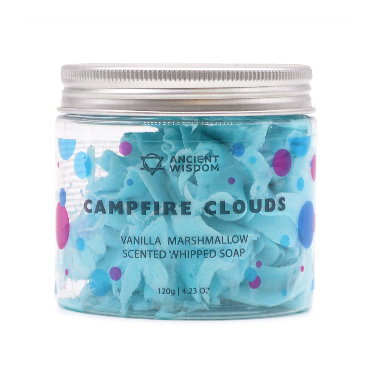 Marshmallow Schlagseife 120g – vegane Whipped Soap mit süßem Marshmallow-Duft