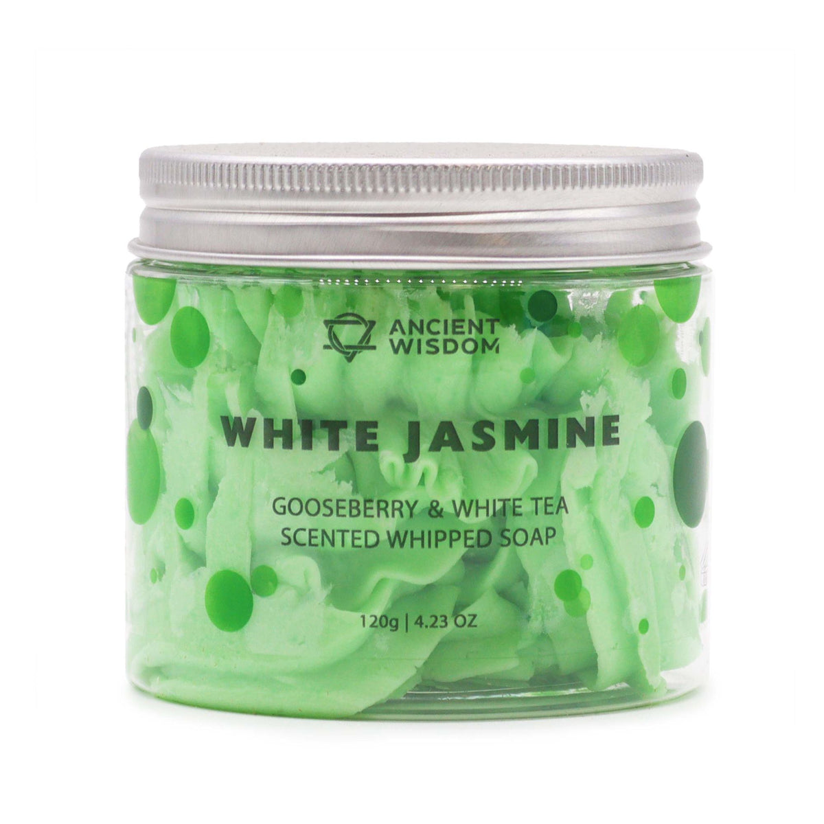 Gooseberry & White Tea Schlagseife 120g – vegane Whipped Soap mit frisch-elegantem Duft