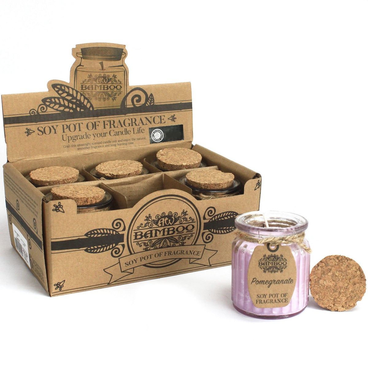 Sojakerze im Glas – Granatapfel | Soy Pot of Fragrance