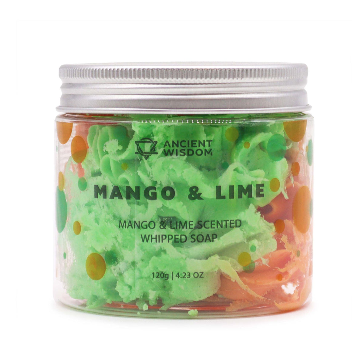 Mango & Lime Schlagseife 120g – vegane Whipped Soap mit tropisch-zitronigem Duft