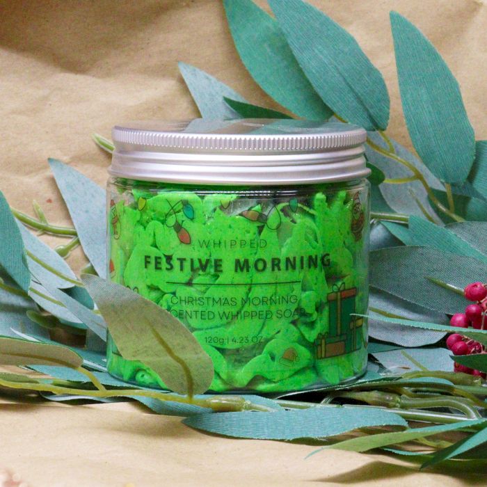 Festive Morning Schlagseife 120g – vegane Whipped Soap mit festlichem Winterduft