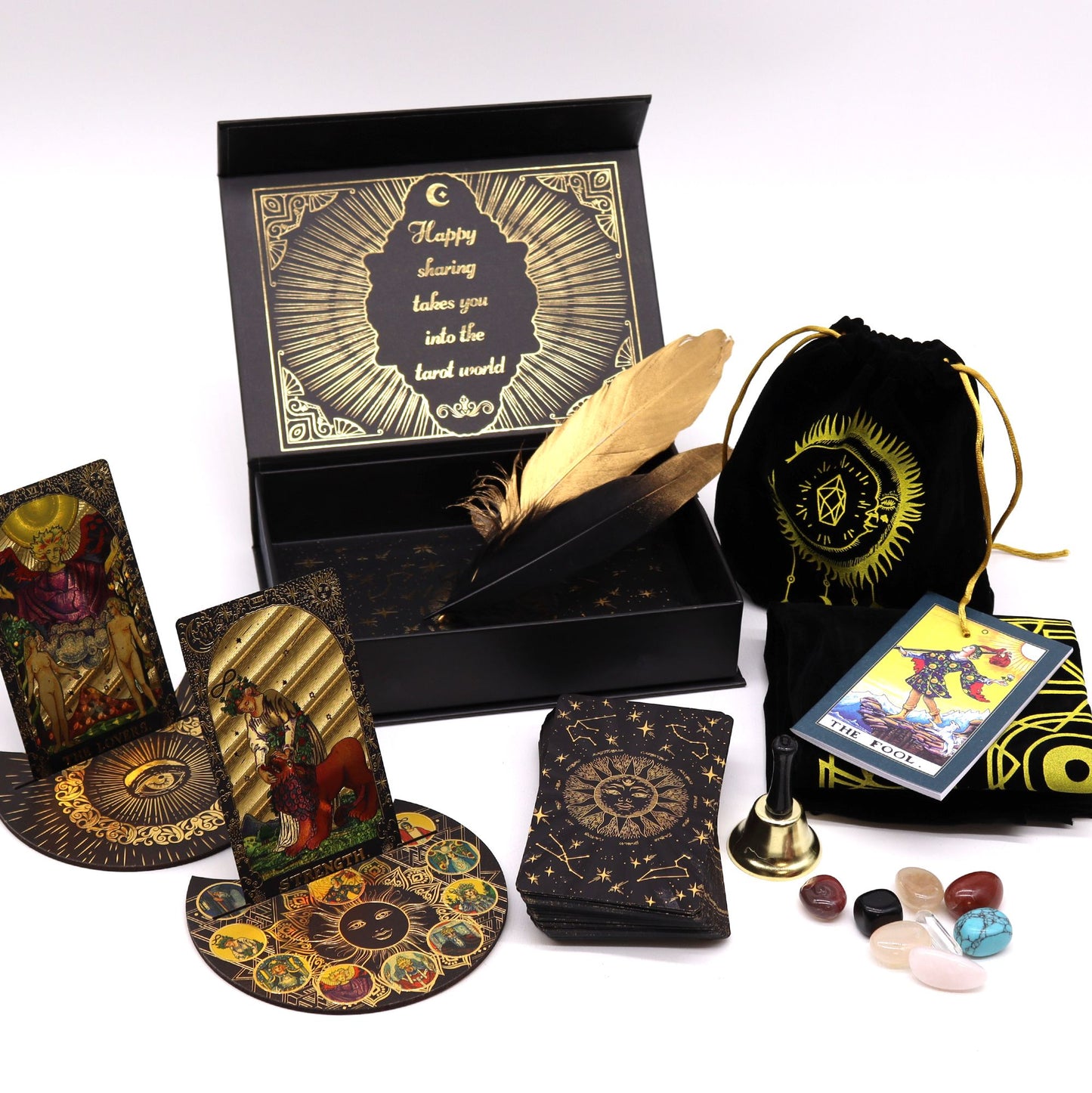 Gold Foil Tarot – Let the Magic Begin – Deluxe Geschenkset 🔮✨
