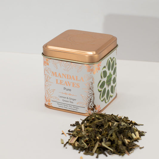 50g Bio Grüntee – Zitrone & Ingwer | Classic Green Tea (Dose)