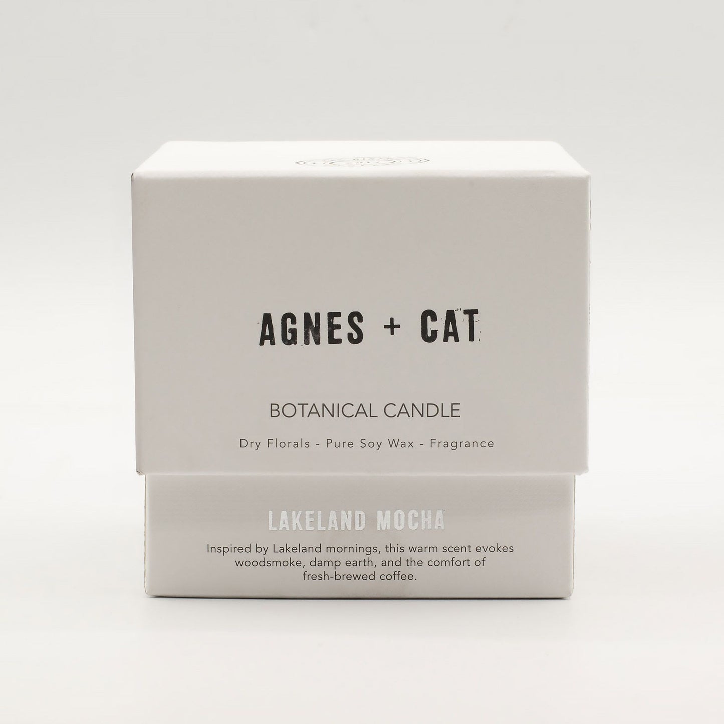 Agnes + Cat Botanische Sojakerze – Lakeland Mocha | Kaffee & Kakao Duft