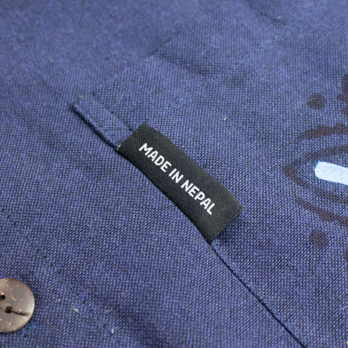Nomad Sari Kathmandu Shirt – Indigo – Größe XXL