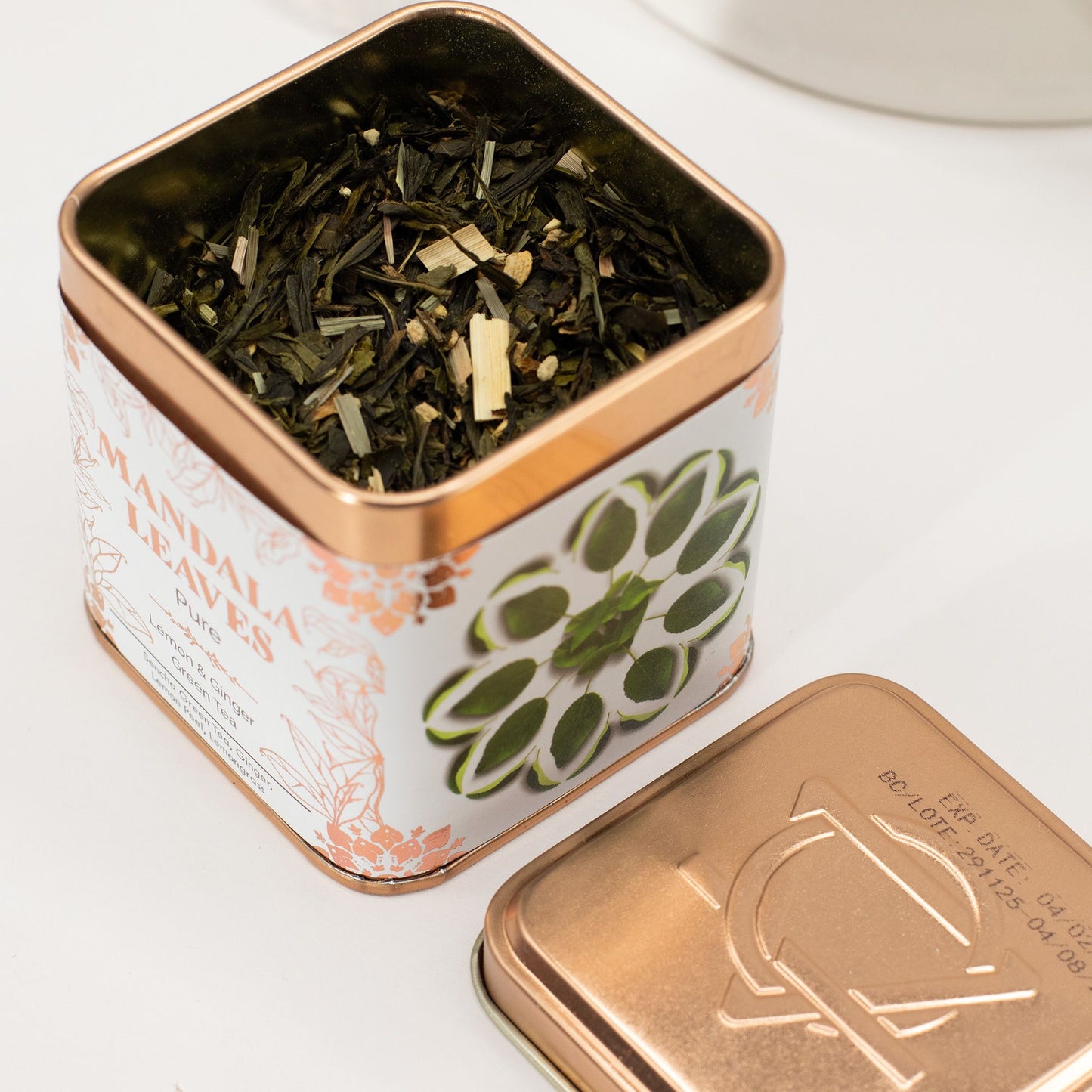 50g Bio Grüntee – Zitrone & Ingwer | Classic Green Tea (Dose)