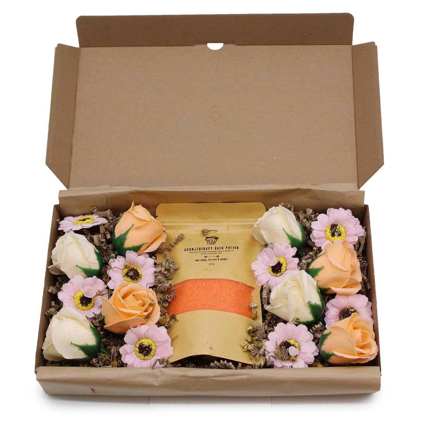 Wild Hare Salt & Flowers Set – Total Detox | Spa-Geschenkbox