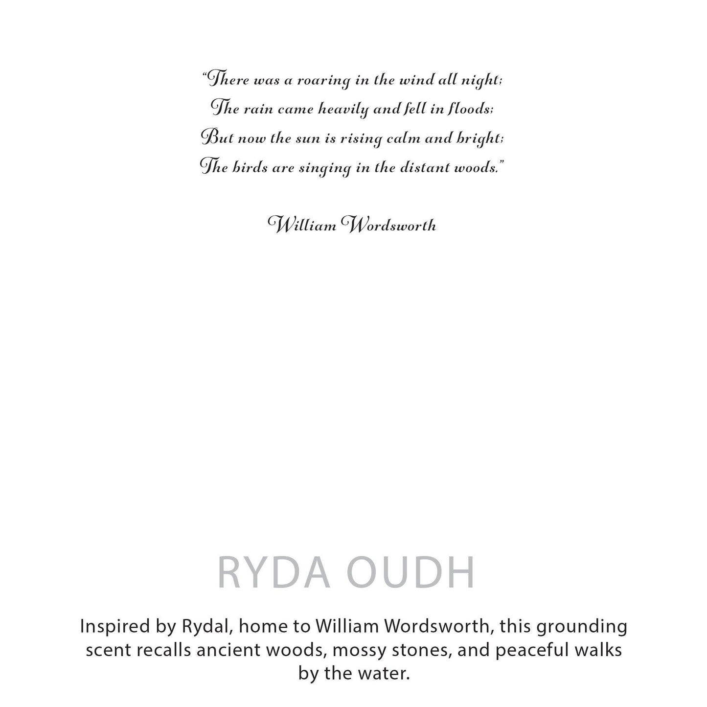 Agnes + Cat Botanische Sojakerze – Rydal Oudh | Patchouli & Sandelholz