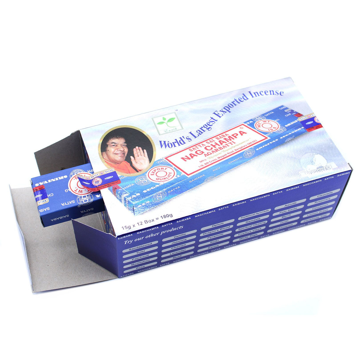 Nag Champa Räucherstäbchen 15g | Magnolie & Sandelholz