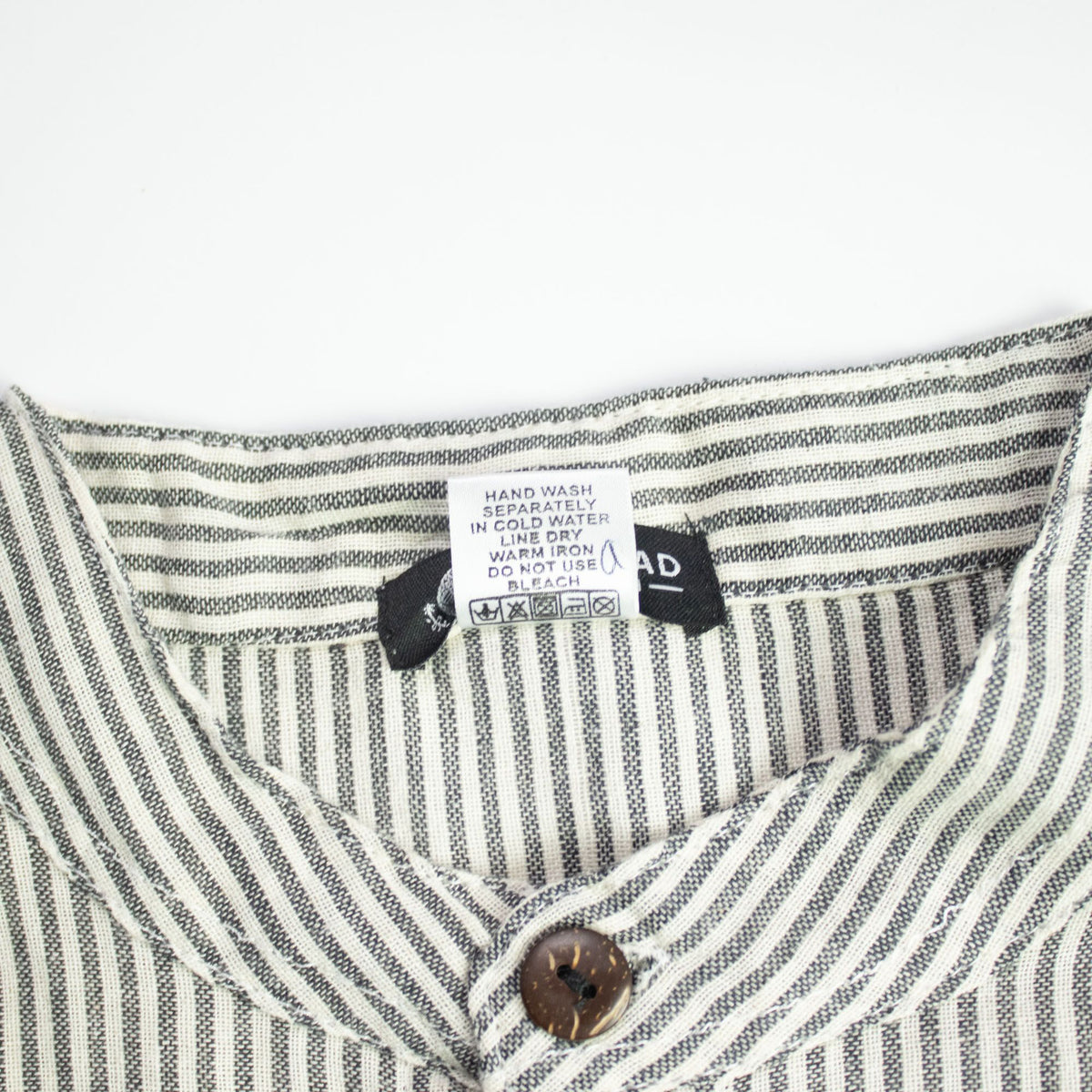 Nomad Sari Grandad Shirt – Grey Stone – Größe M