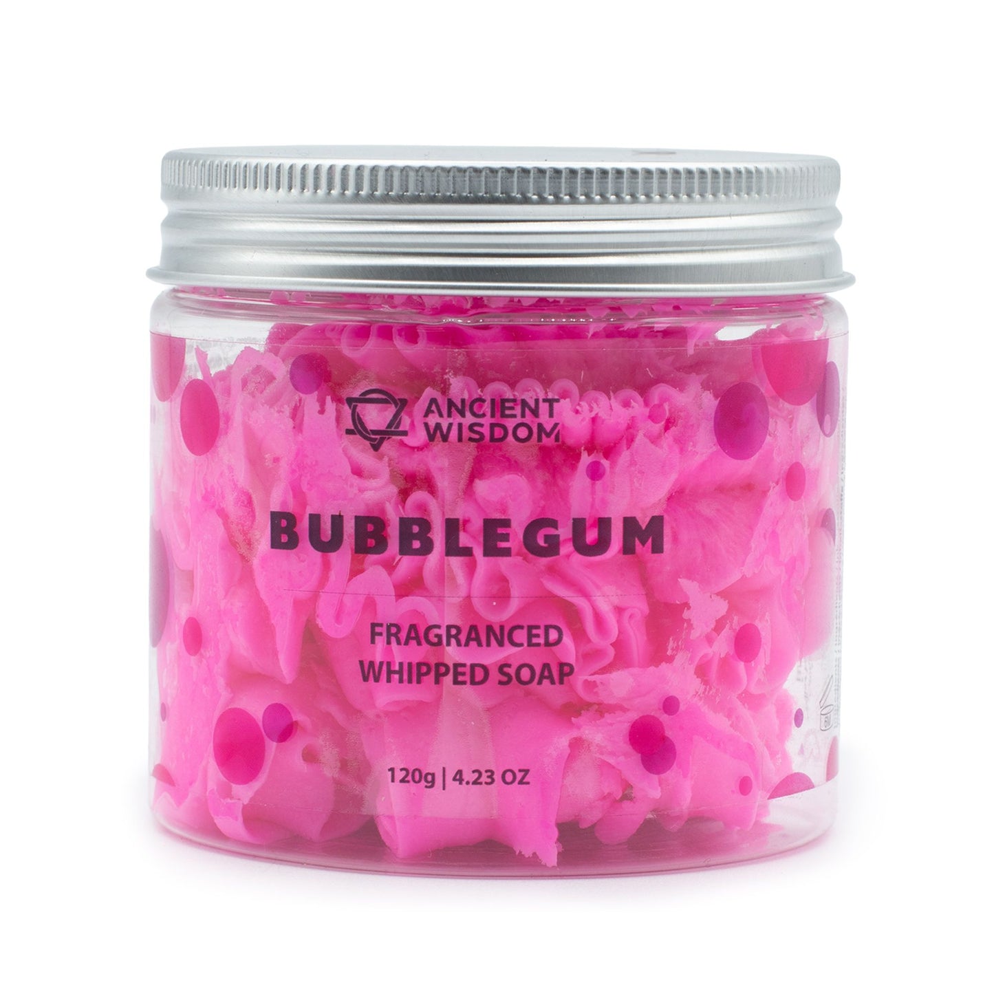Bubblegum Schlagseife 120g – vegane Whipped Soap mit süßem Kaugummi-Duft