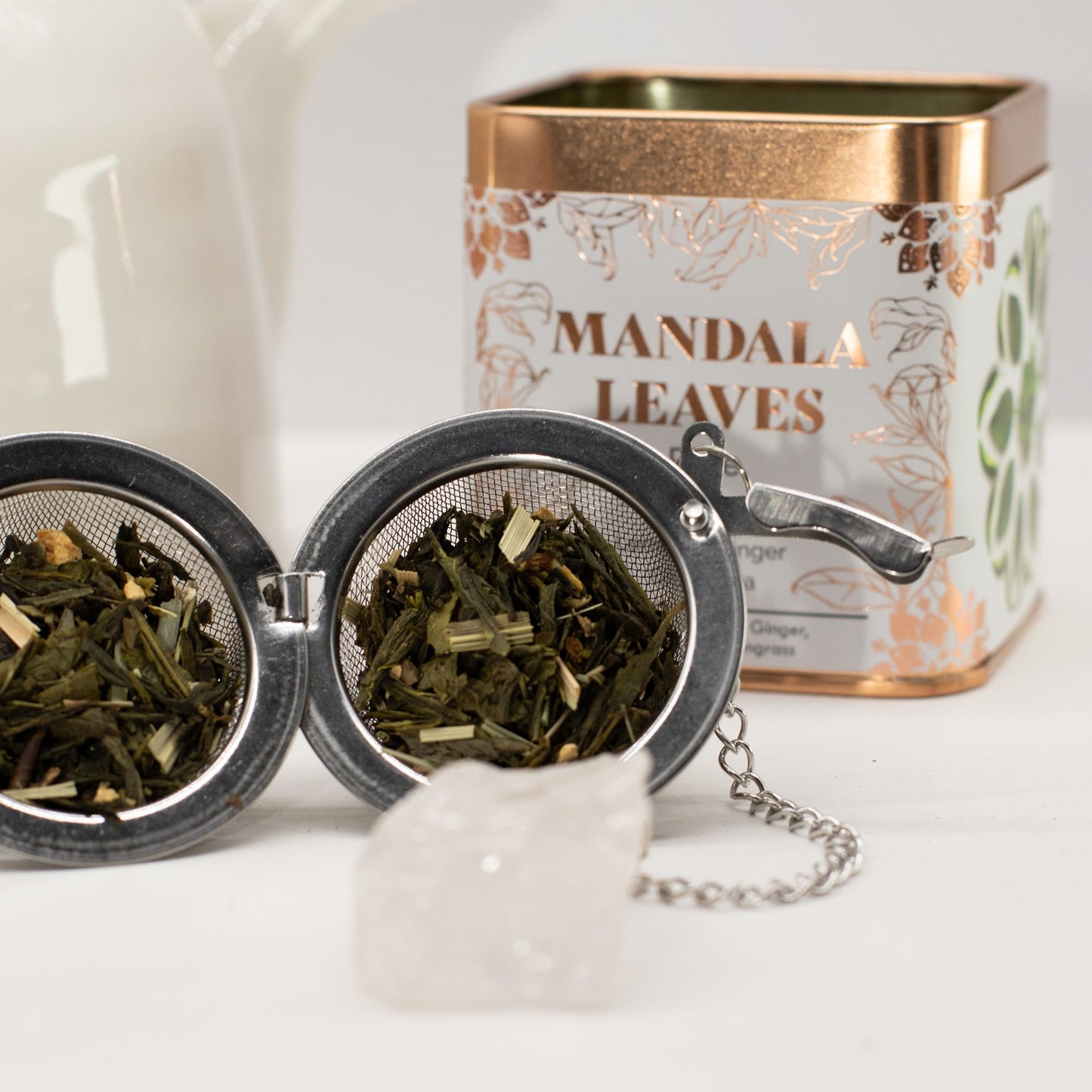 50g Bio Grüntee – Zitrone & Ingwer | Classic Green Tea (Dose)