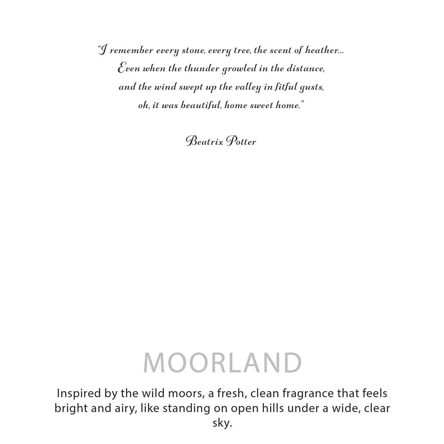 Agnes + Cat Botanische Sojakerze – Moorland | Bergamotte & Zedernholz