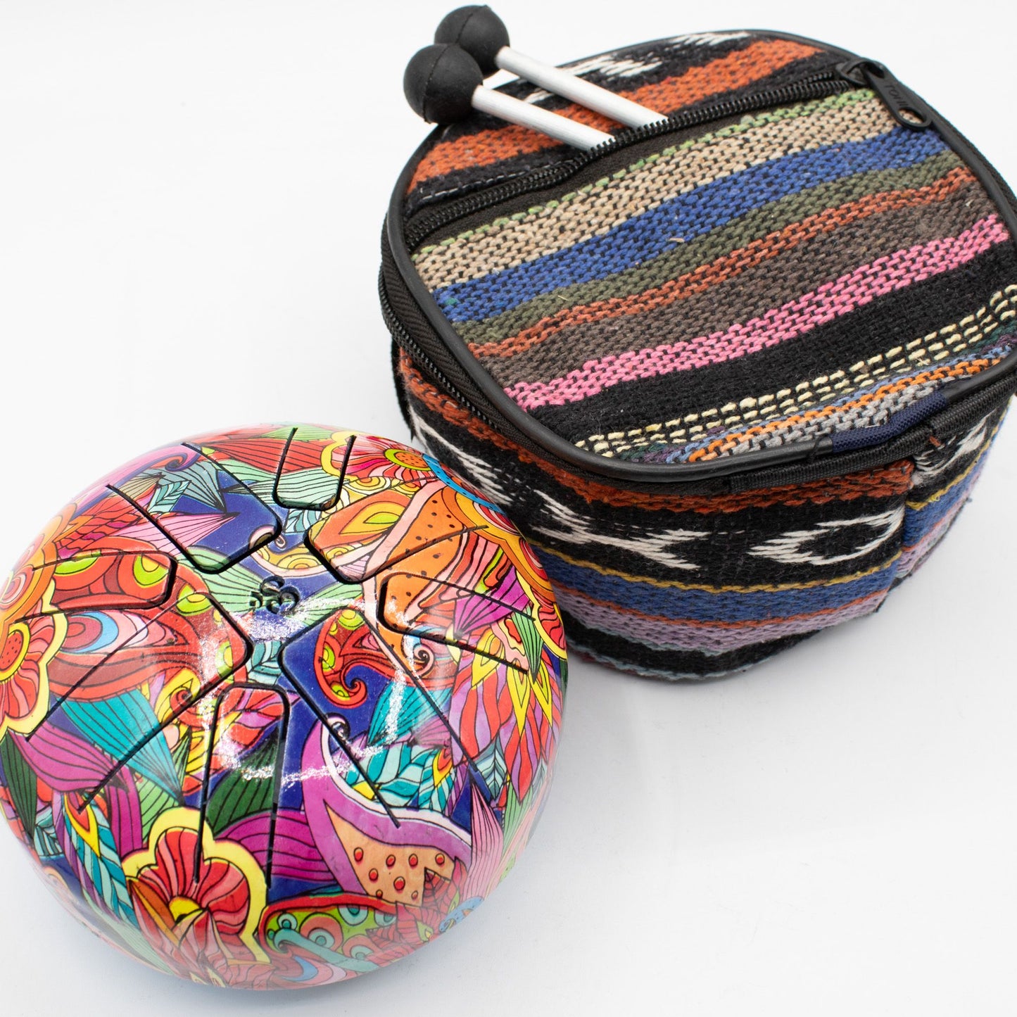 Kleine Zungentrommel Psychedelic – 13×9 cm