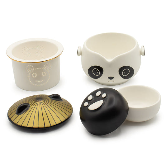 Kung Fu Panda Teekannen-Set & 2 Tassen – Reisetasche