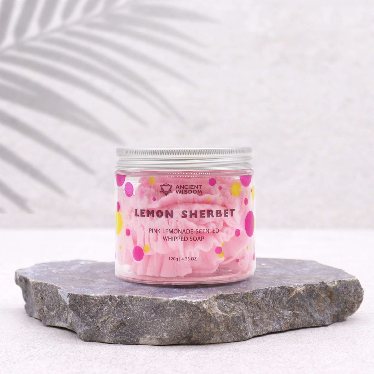 Pink Lemonade Schlagseife 120g – vegane Whipped Soap mit süß-zitronigem Duft