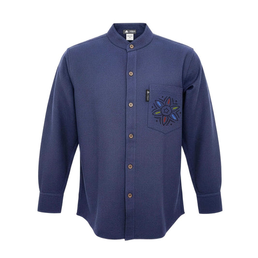 Nomad Sari Kathmandu Shirt – Indigo – Größe M