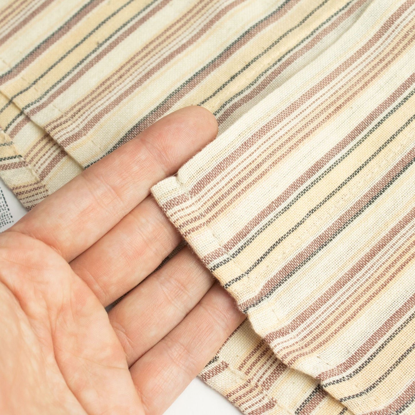 Nomad Sari Grandad Shirt – Brown Beige – Größe M