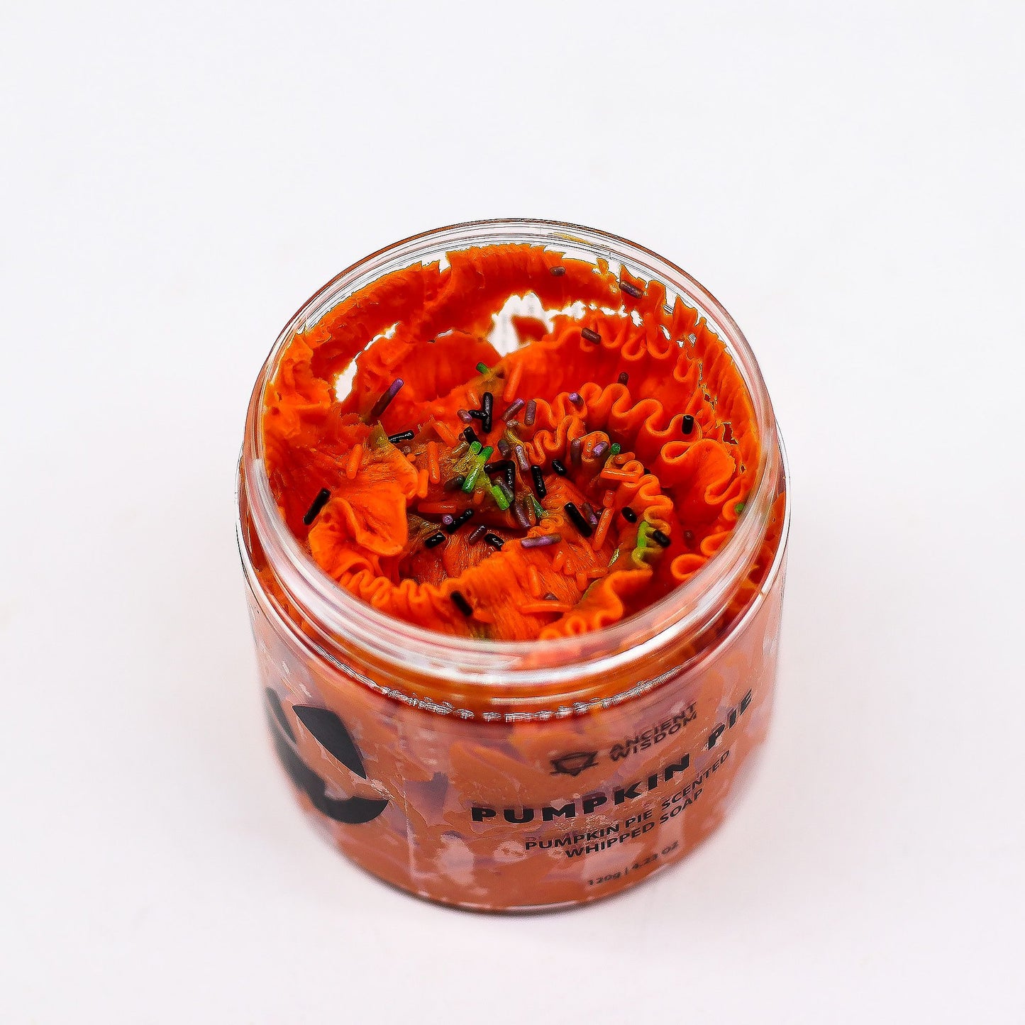 Pumpkin Pie Schlagseife 120g – vegane Whipped Soap mit würzigem Kürbiskuchen-Duft