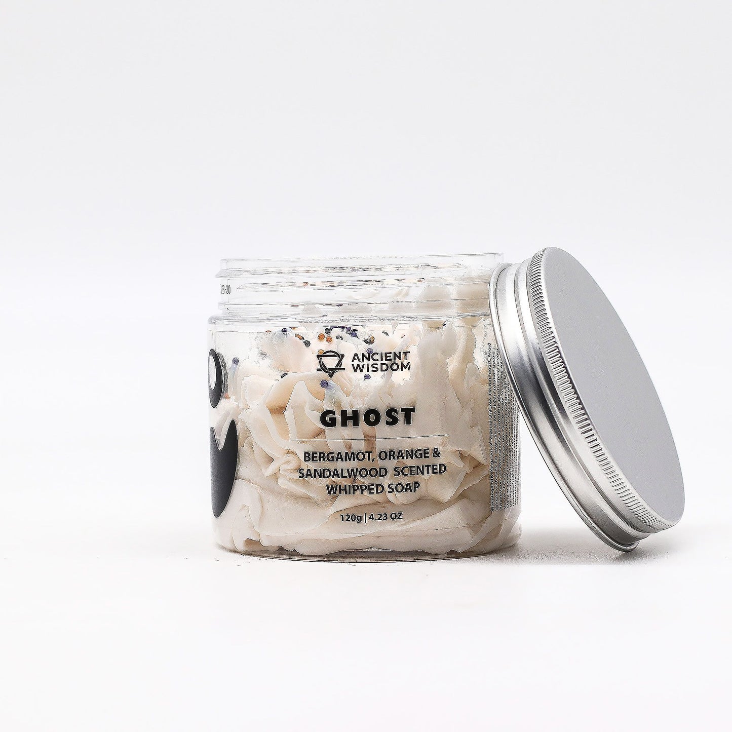 Ghost Schlagseife 120g – vegane Whipped Soap mit elegantem Parfum-Duft