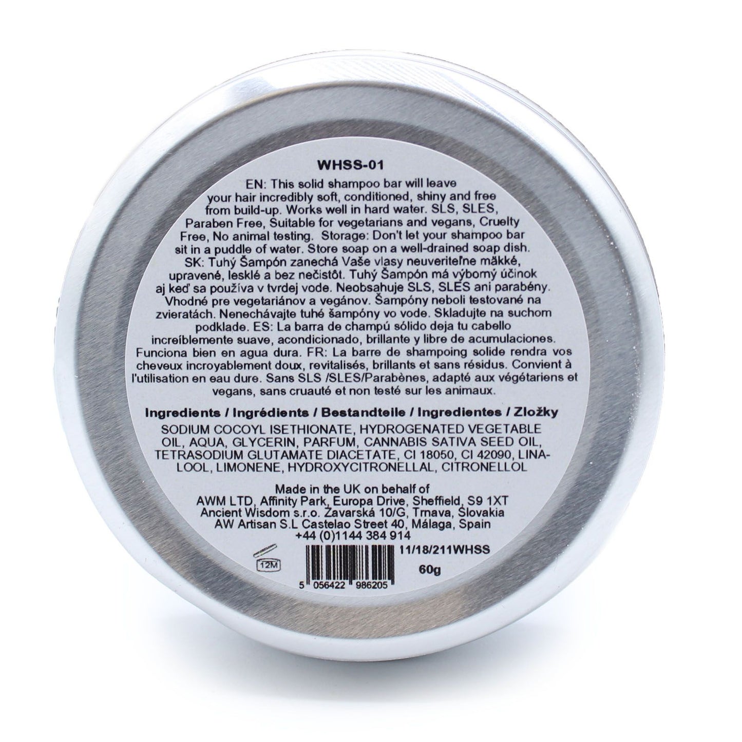 Wild Hare Festes Shampoo 60g – Orchidee 🌸