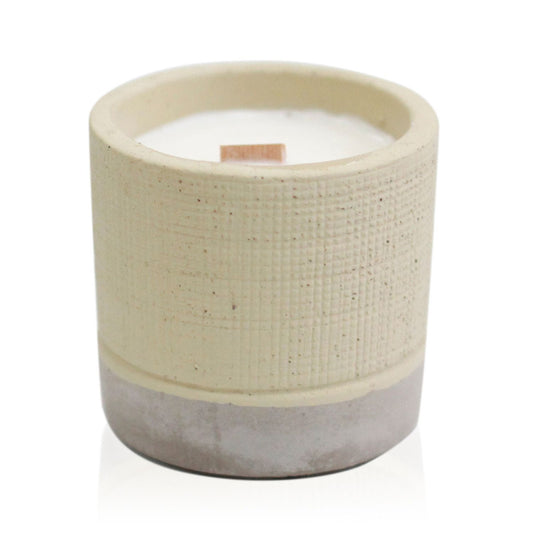 Pot Concrete Soy Candle – Coffee in the Club | Sojakerze im grauen Betonbehälter