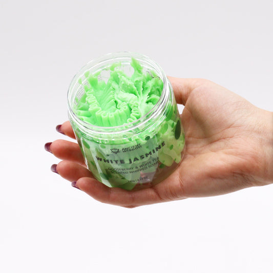 Gooseberry & White Tea Schlagseife 120g – vegane Whipped Soap mit frisch-elegantem Duft