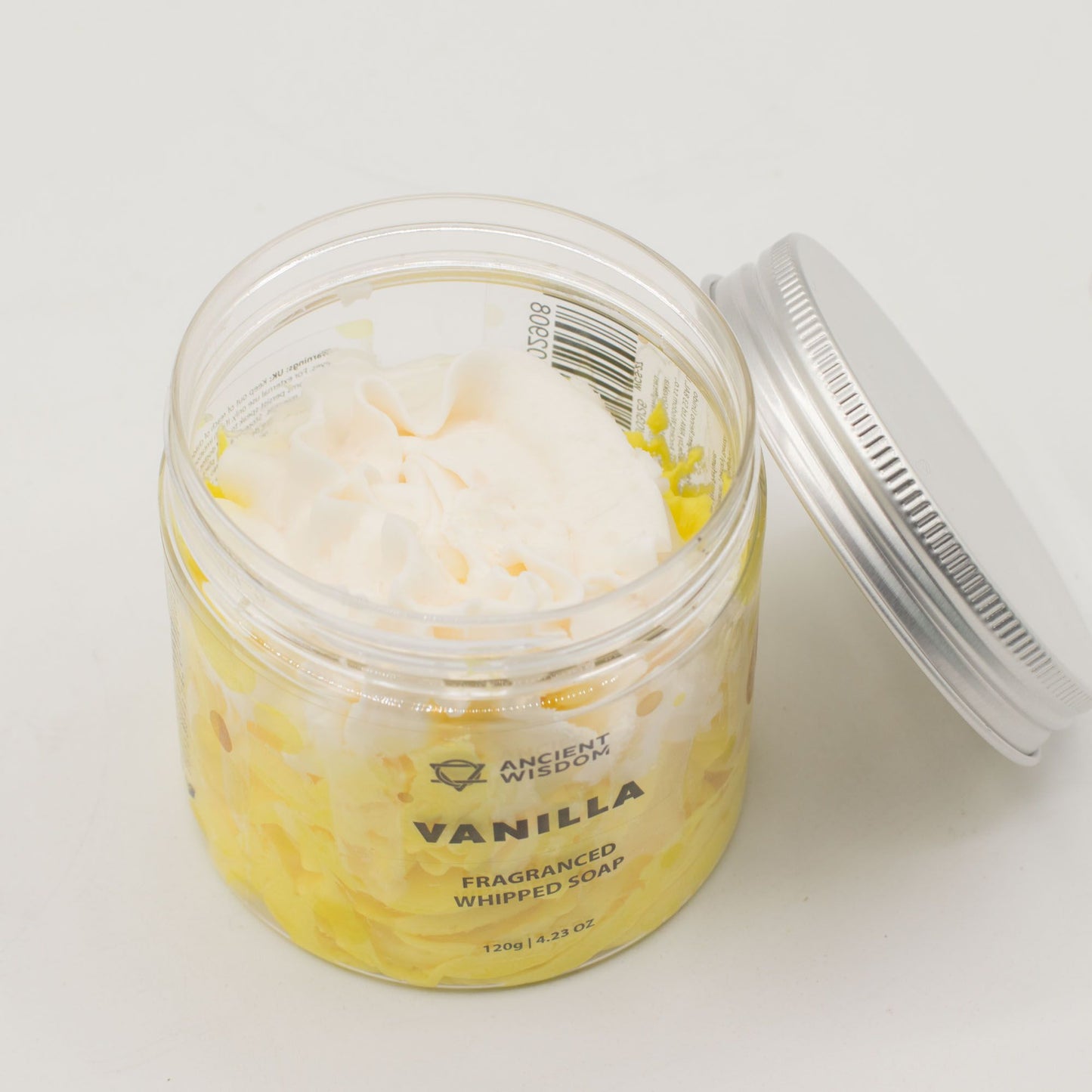 Vanilla Schlagseife 120g – vegane Whipped Soap mit warmem Vanille-Duft