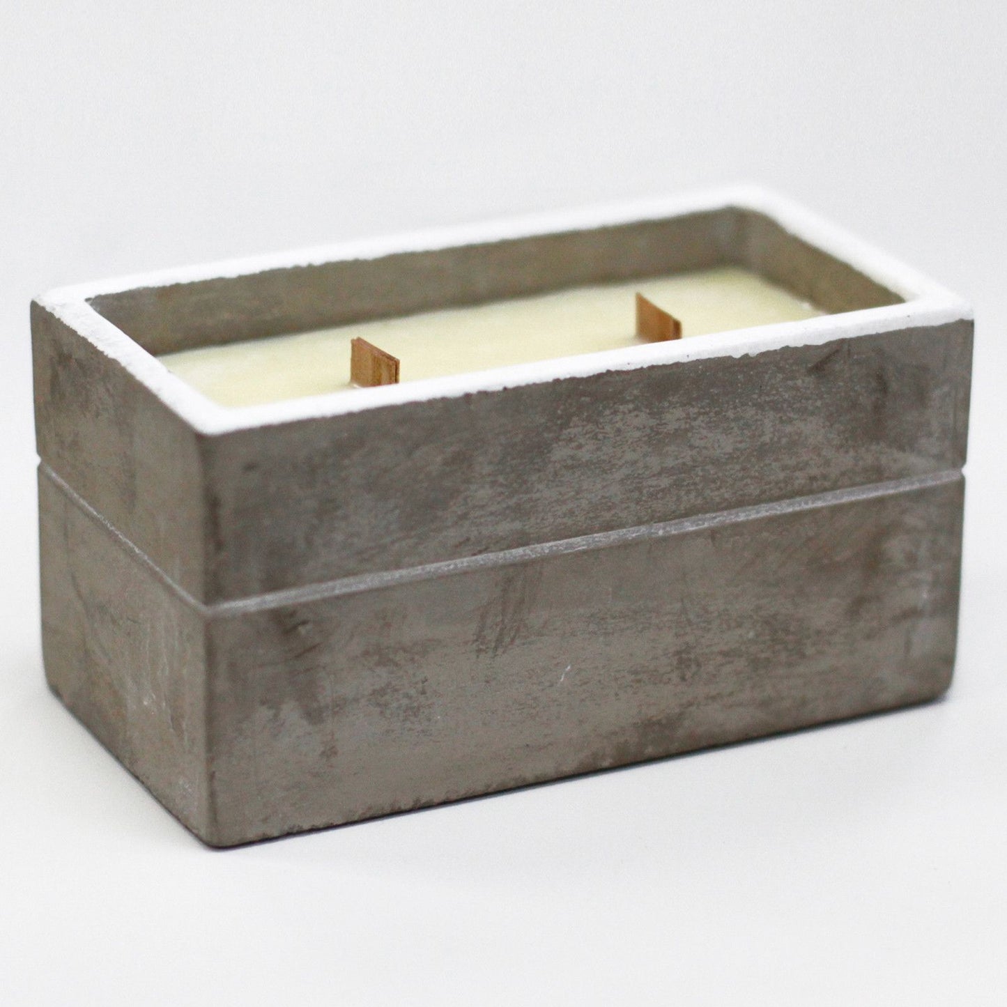 Large Concrete Soy Candle – Spiced South Sea Lime | Sojakerze im Betonbehälter