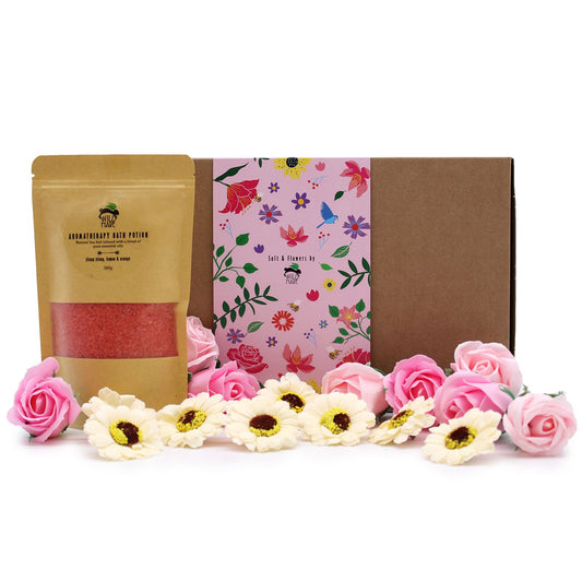 Wild Hare Salt & Flowers Set – Passion | Spa-Geschenkbox