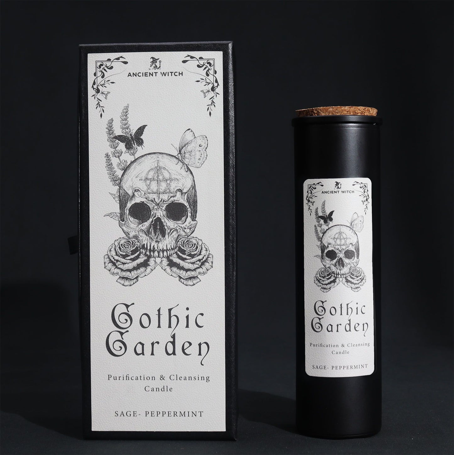 Ritualkerze Gothic Garden – Reinigung & Erneuerung | Ancient Witch