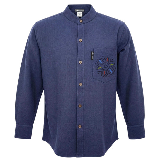 Nomad Sari Kathmandu Shirt – Indigo – Größe XXL