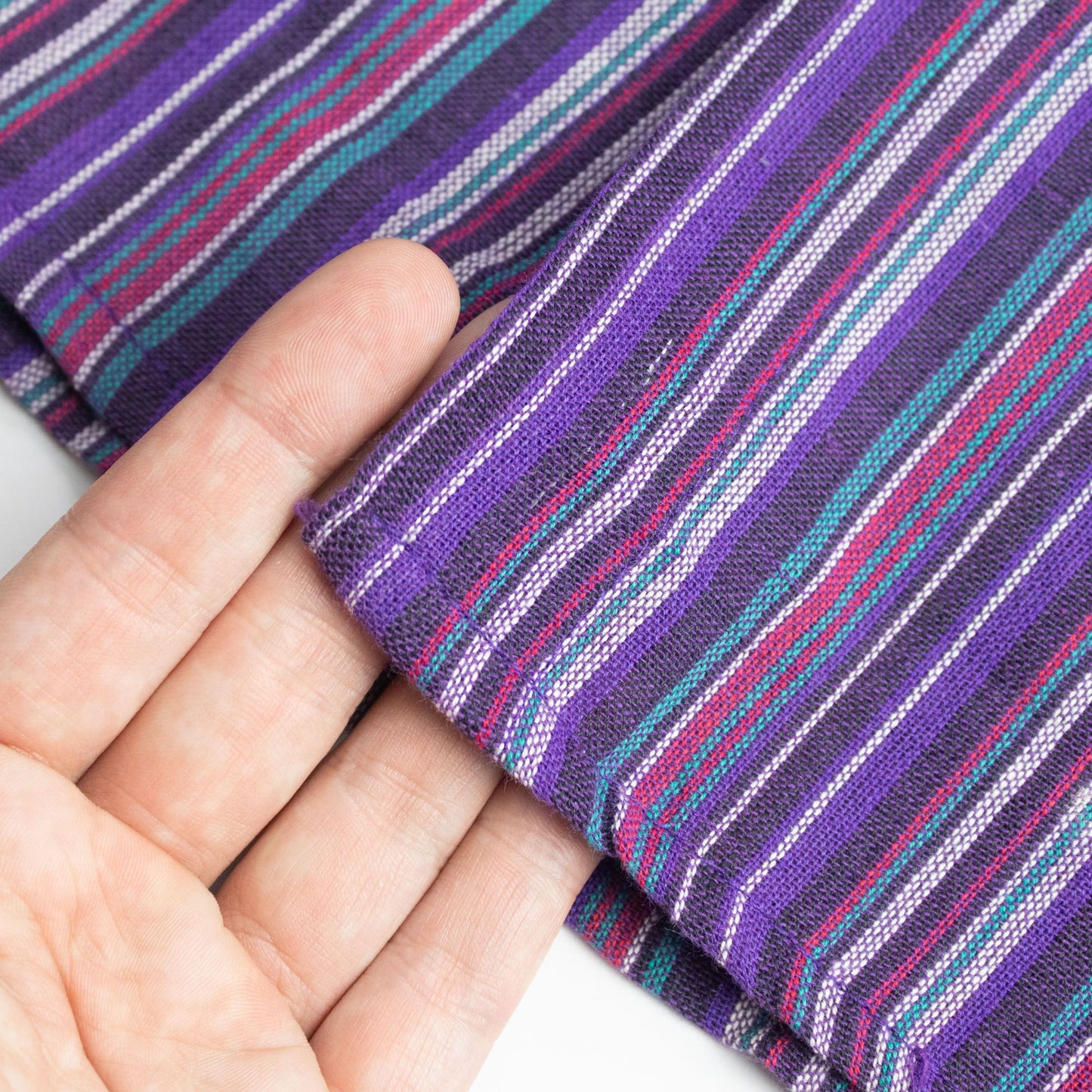 Nomad Sari Grandad Shirt – Black Purple – Größe M